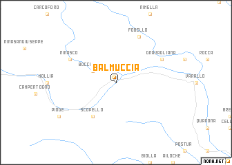 map of Balmuccia