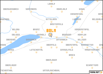 map of Balm