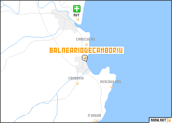 map of Balneário de Camboriú