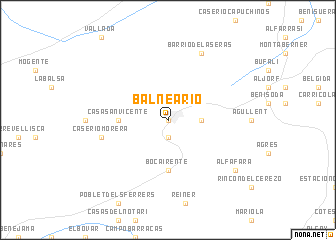 map of Balneario