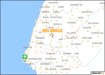 map of Balobago