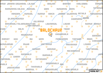 map of Balochpur