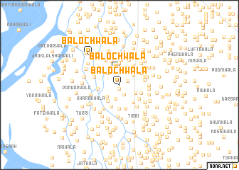 map of Balochwāla