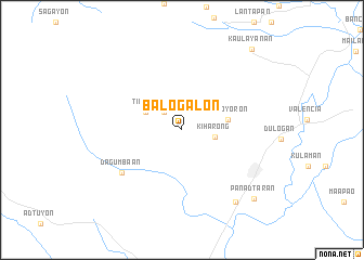 map of Balogalon