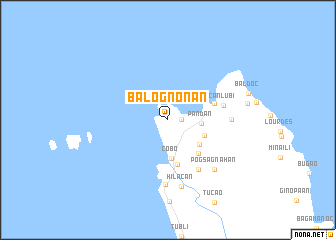 map of Balogñonan
