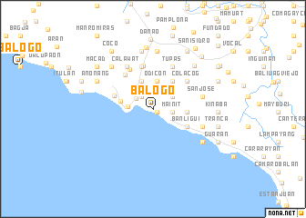 map of Balogo