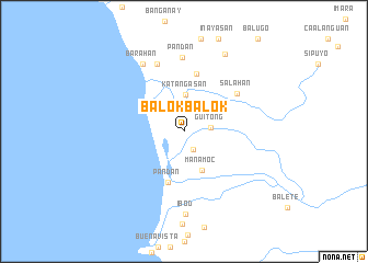 map of Balokbalok
