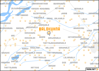 map of Bālo Kuhna