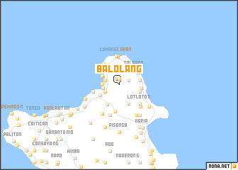 map of Balolang