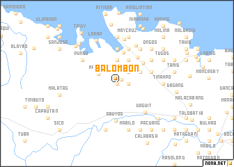 map of Balombon