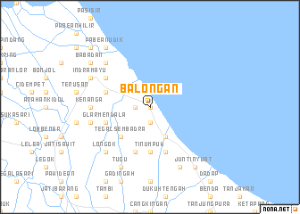 map of Balongan