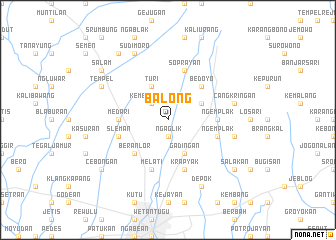 map of Balong