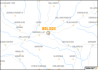 map of Balook