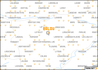 map of Balou