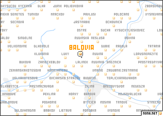 map of Bálovia