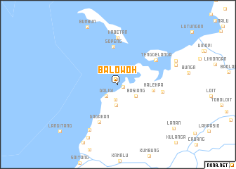 map of Balowoh