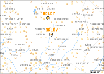 map of Baloy