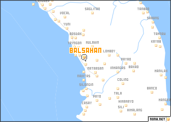 map of Balsahan