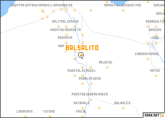map of Balsalito