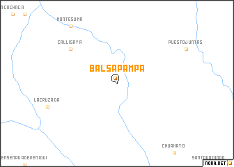 map of Balsa Pampa