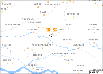 map of Balsa