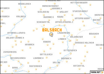 map of Balsbach