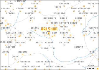 map of Balshūn