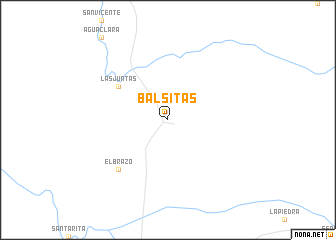 map of Balsitas