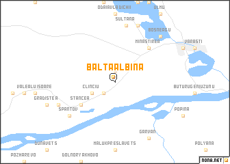 map of Balta Albina