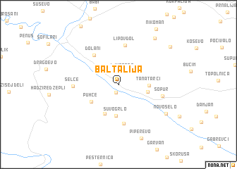 map of Baltalija