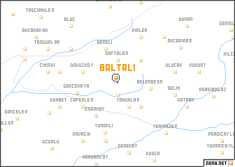 map of Baltalı