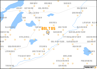 map of Baltås
