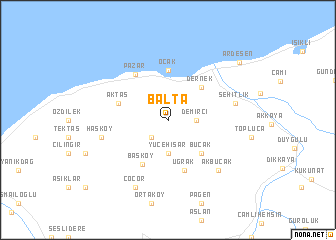 map of Balta