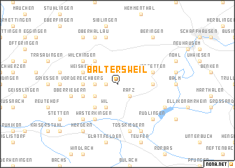 map of Baltersweil
