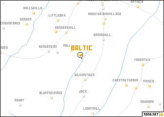 map of Baltic