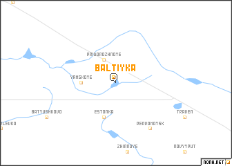 map of Baltiyka