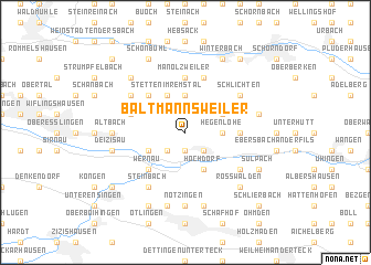 map of Baltmannsweiler