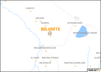 map of Baluarte