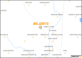 map of Baluarte