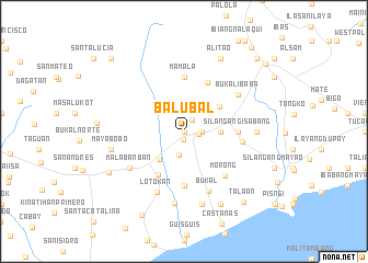 map of Balubal