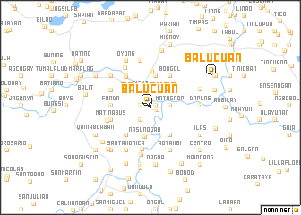 map of Balucuan