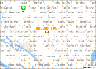 map of Bālu Dhitpur