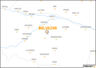 map of Baludzha