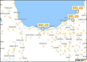map of Balud