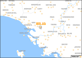 map of Balud