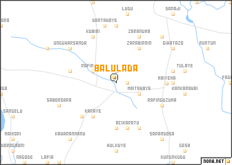 map of Balulada