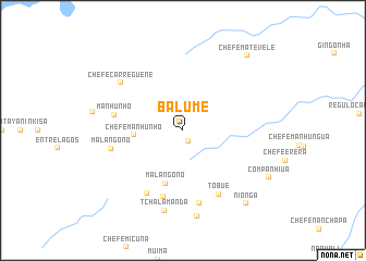 map of Balume