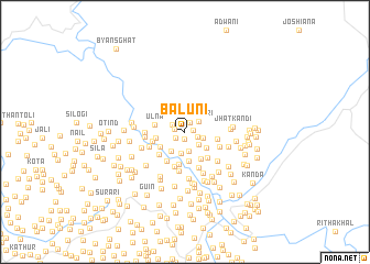 map of Balūni