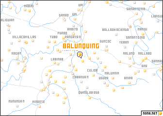 map of Balunquing