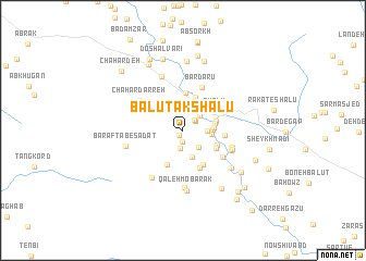 map of Balūţak Shālū